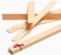Mum Fitili 30 Adet 7,5cm Ahşap Mum Fitili