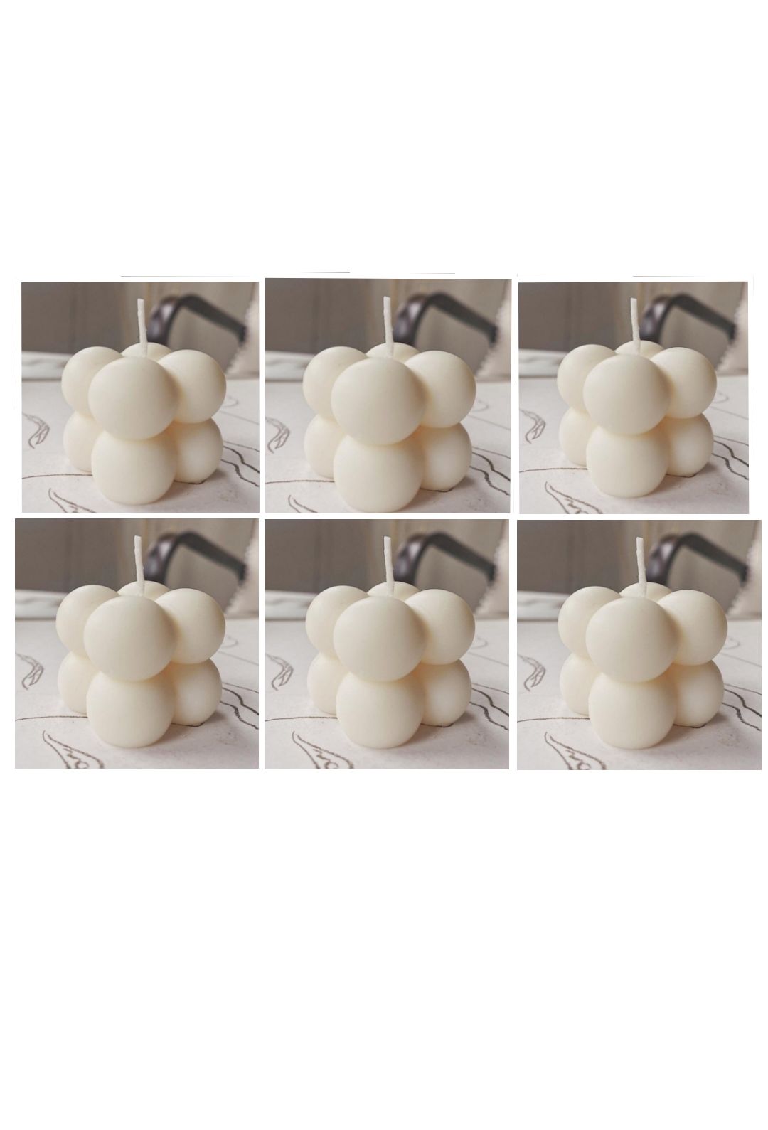 6'lı Mini Bubble Mum
